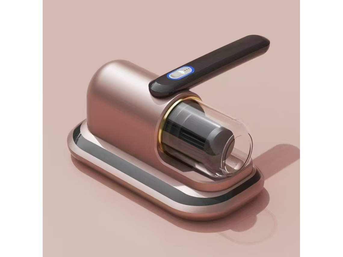 Removedor De Ácaros Aspirador Sem Fio, Lâmpada Ultravioleta, Equipado Com 3 Filtros (ouro Rosa) Czhhmart