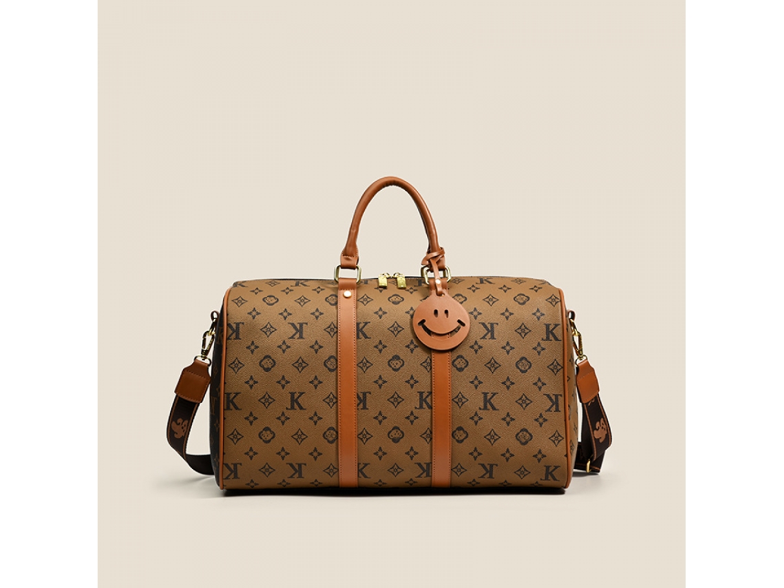Mala de Viagem Mão, Casal com Grande Capacidade, Ombro Curta para Viagens, Bolsa Portátil Flores Antigas AQUAFORGE