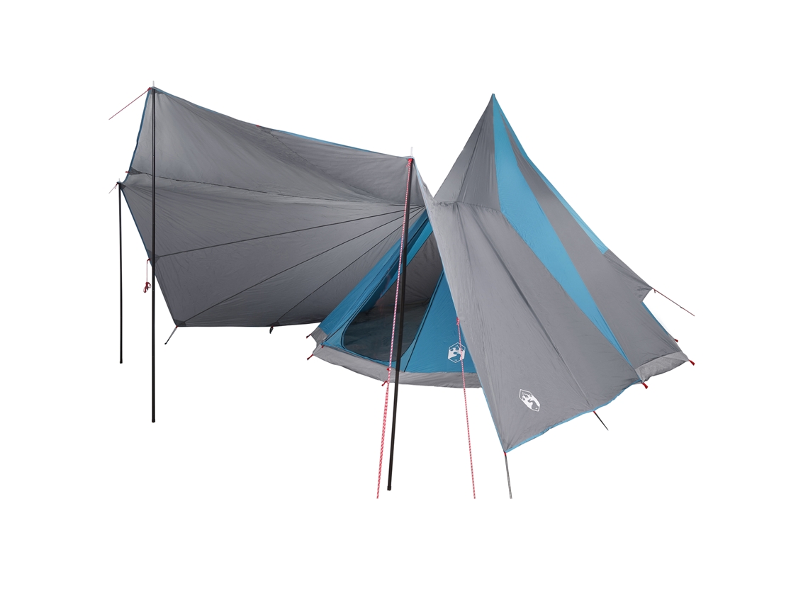 Conjunto 1 Barraca Tipi Vidaxl Azul Tafetá (510 X 690 X 330 Cm)