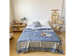 Manta de Lã Estampada Clássica Fansu Flanela Grossa Macia e Quente para Cama Sofá Quarto Viagens Crianças Sala