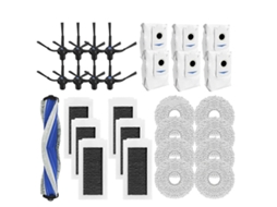 Para Aspirador De Pó Cobos Debot X5 Omni/x5 Pro Omni/x5 Pro Rolo Com Escova Lateral Filtro Hepa Saco De Pó B Slowmoose
