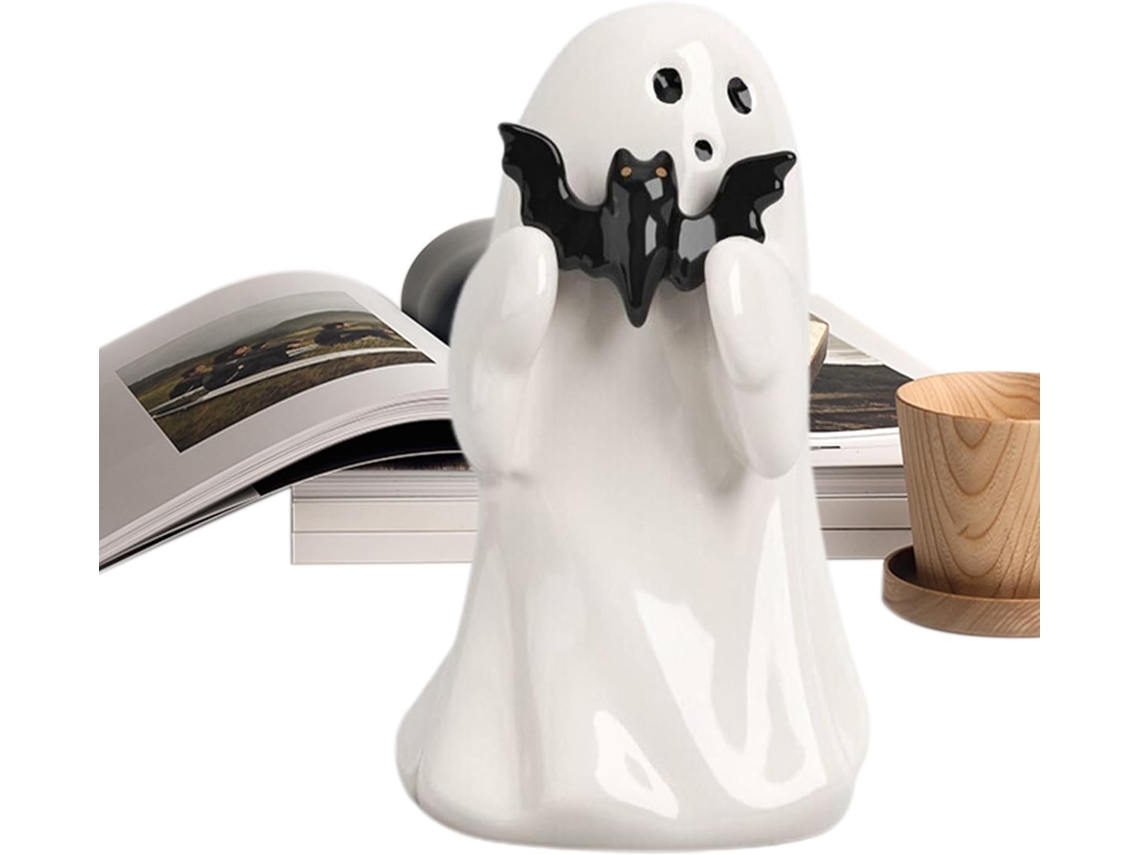 Decoração de Fantasma Fofo Decoração de Jardim com Fantasmas para o Halloween Decorações de Fantasmas em Resina CHABERLU
