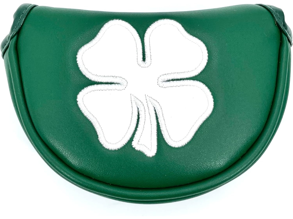 Capa para Taco de Golfe em Couro Pu, 1 Peça, Capa para Cabeça de Taco Tipo Mallet Médio, com Fecho Magnético (