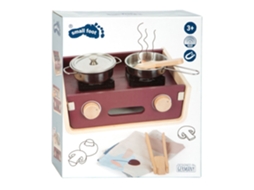 Cozinha De Madeira Para Camping Small Foot Brinquedo Compacto Para Brincar De Faz De Conta