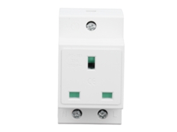 Laxiscreed Tomada Para Din Rail Com Contatos De Proteção E Ligação À Terra De Alta Segurança