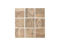 Decoração de parede com folhas de plantas modernas naturais Home Esprit 90 x 3 x 90 cm (9 peças)
