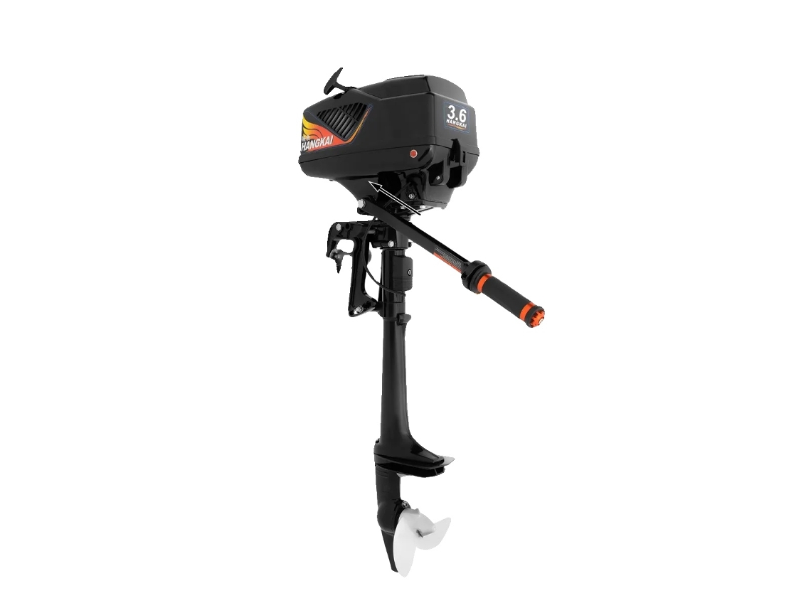 Motor De Popa, 2 Tempos 3.6hp, Ignição Cdi, Preto