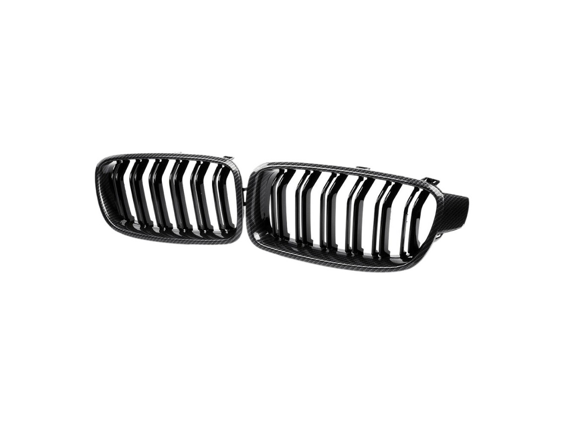 Grelha Frontal (rim Grille) Em Fibra De Carbono Para F30 F35 328i 335i 2012-2018_yua