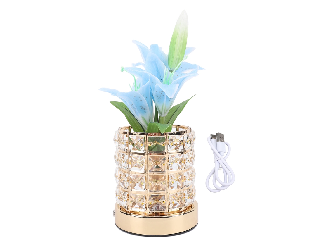 Crystal Chandelier LAXISCREED (rechargeable, Three color Mode)
