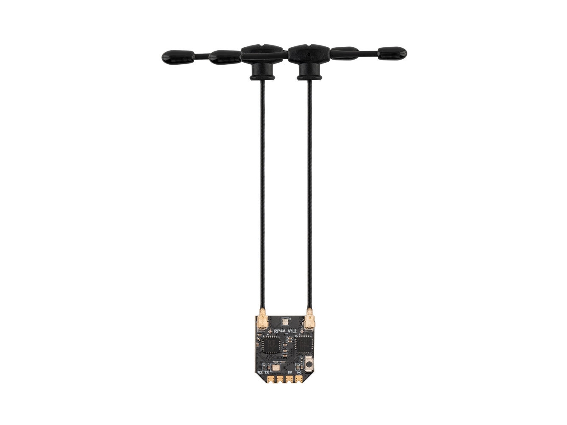 Receptor Mini Ultraleve de Verdadeira Diversidade Radiomaster Rp4td M Expresslrs Elrs de 2,4 Ghz com Antenas Duplas MDUG