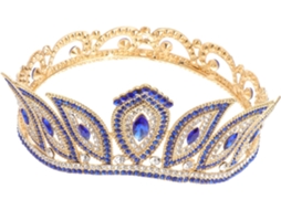 Tiara De Noiva Estilo Barroco, Peça Única, Para Baile De Formatura, Acessório De Cabelo Real.