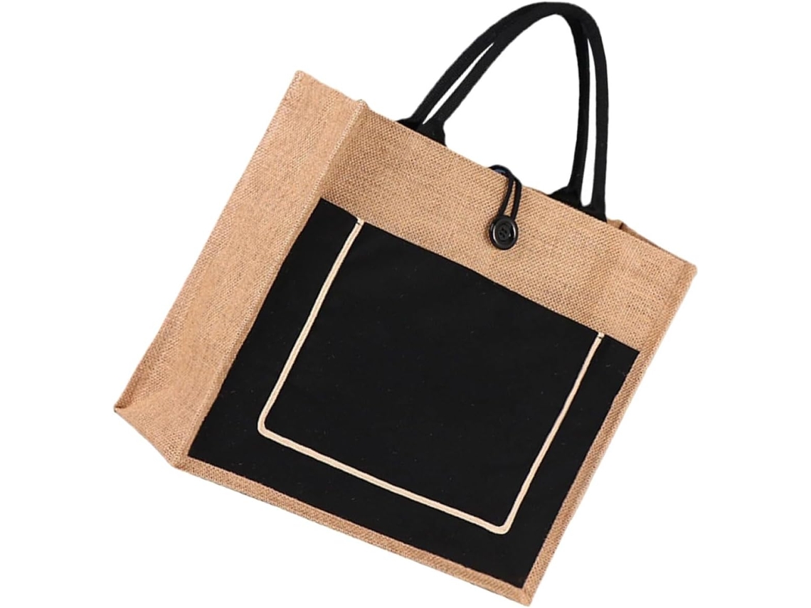 Bolsa Tote Vintage Grande, Leve E Portátil, Ideal Para Compras, Praia, Piqueniques E Uso Diário.