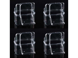 Conjunto de 4 Comedouros de Plástico para Gaiola para Pássaros AQUAFORGE