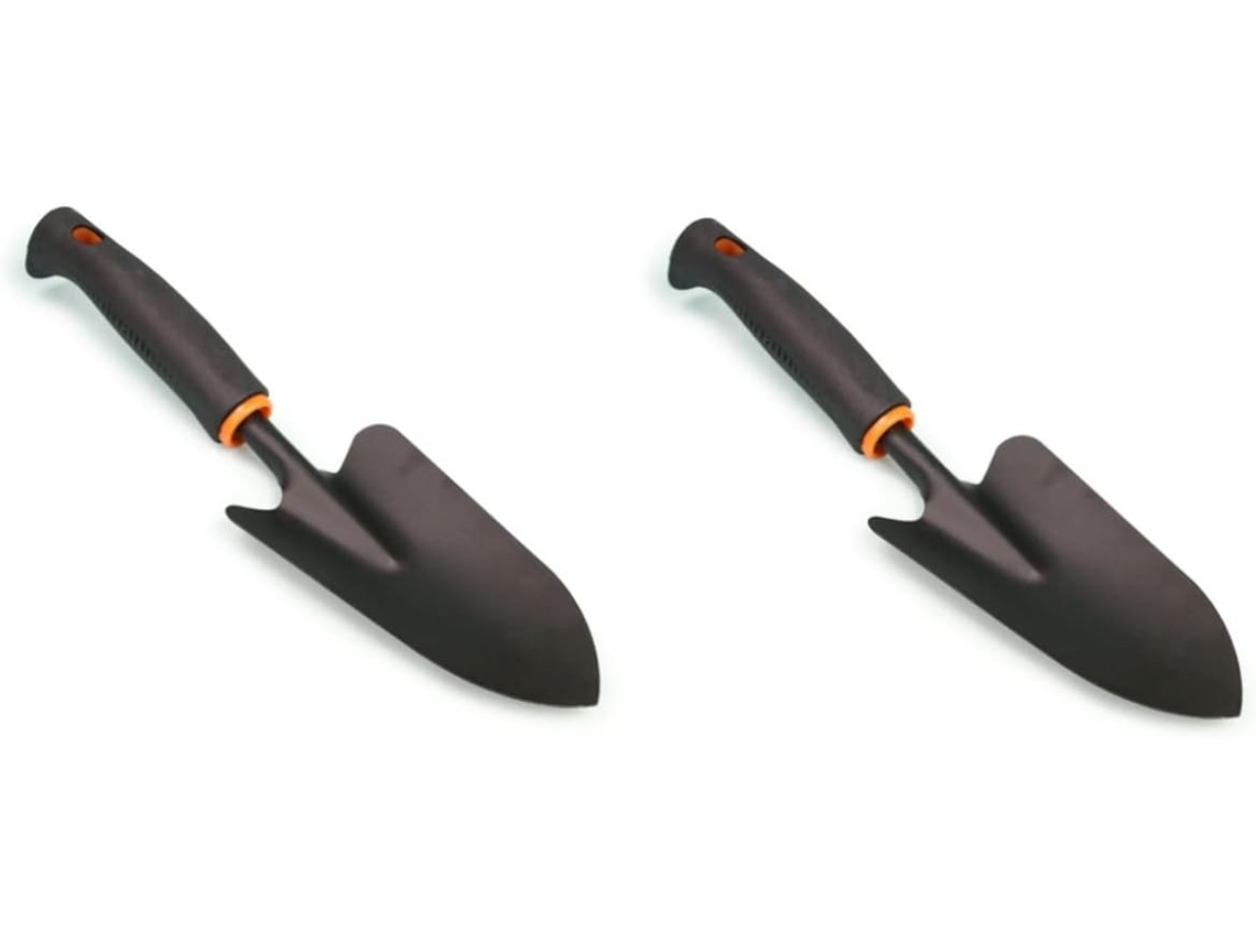 Conjunto De 2 Pás De Jardim Com Cabo Longo Para Flores, Coletor De Terra E Escavador.