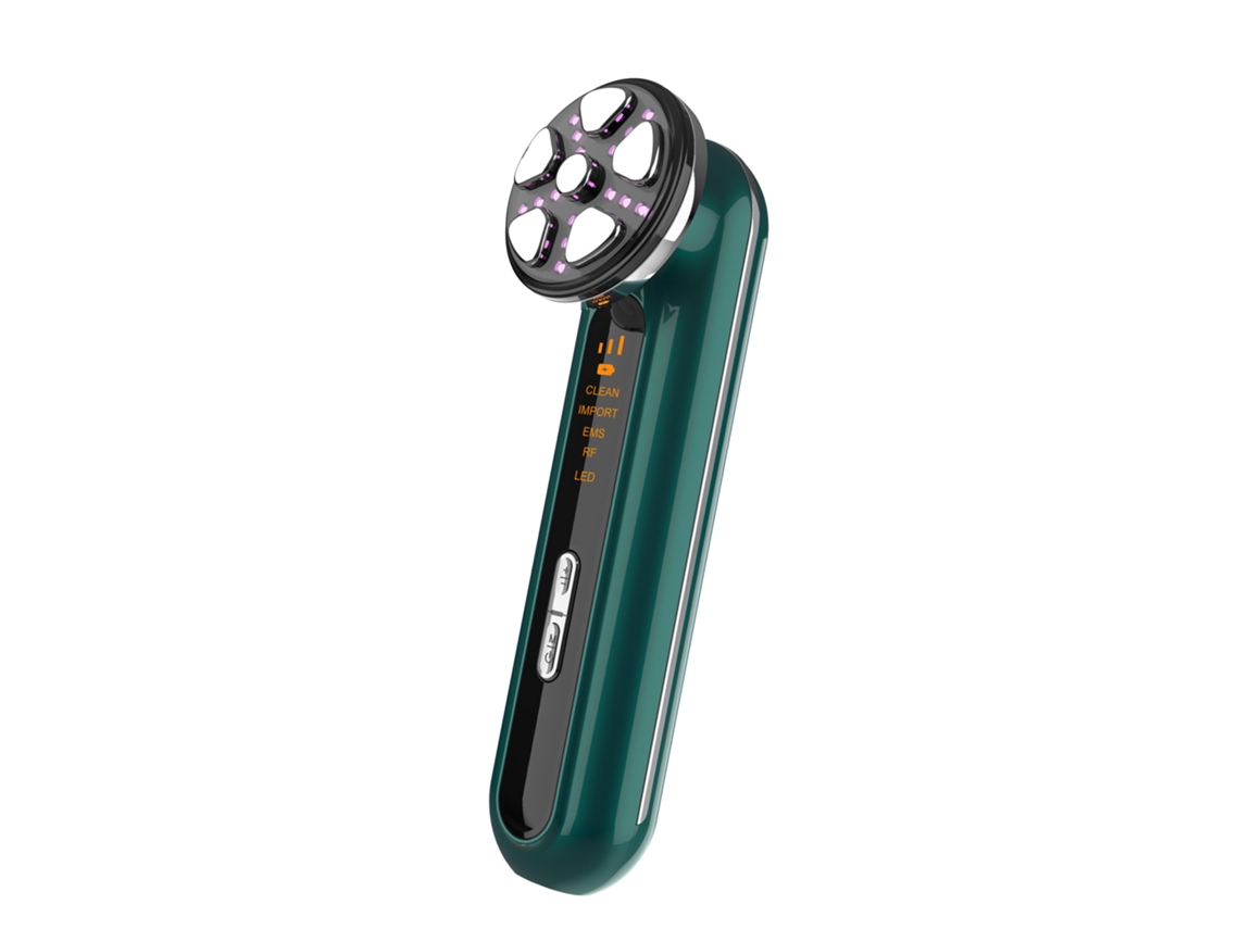 Aparelho de Microcorrente para Beleza Facial, Aparelho de Lifting e Firmeza, Terapia com Luz Led MDUG (verde)