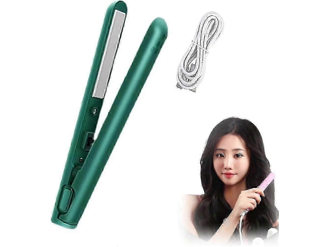 Mini Curling Iron Com Uso Duplo, Estilo Durável, 2 Em 1 Mini Curler, Usb Recarregável Pequeno Curling Ferro, Para Cabelo Curto E Longo Yu Hengjian