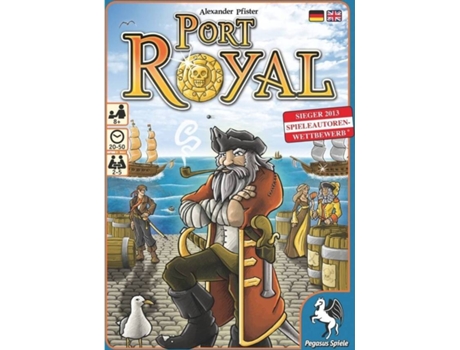 Jogo de Tabuleiro Port Royal (Idade Mínima: 8 - Nível Dificuldade: Baixo)