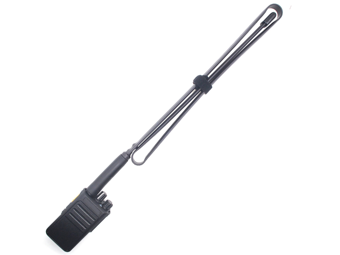 Antena Plegável Para Rádio Walkie Talkie 108cm Sma-macho Alto Ganho 144/430mhz Compatibilidade Amplia