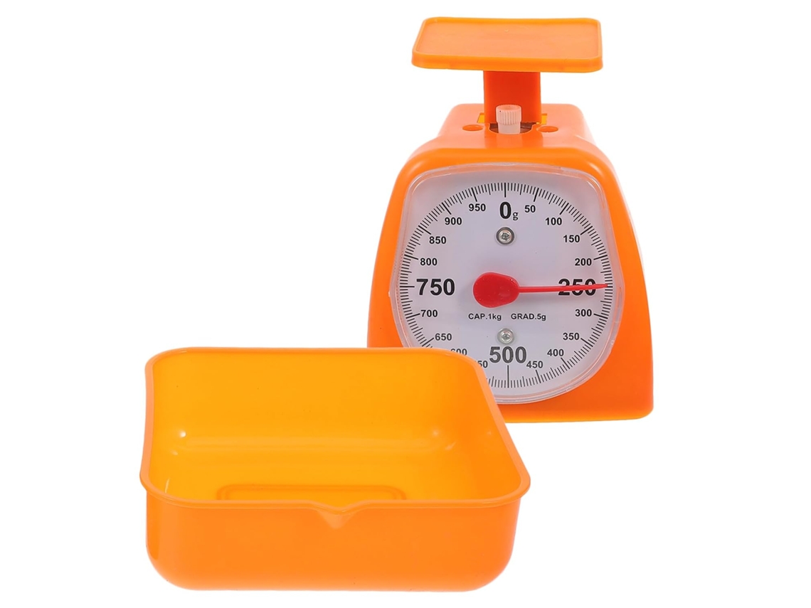 Balança De Cozinha Analógica Científica Ultechnovo Em Plástico, Precisa Até 1kg, Utensílio Pesagem De Porções