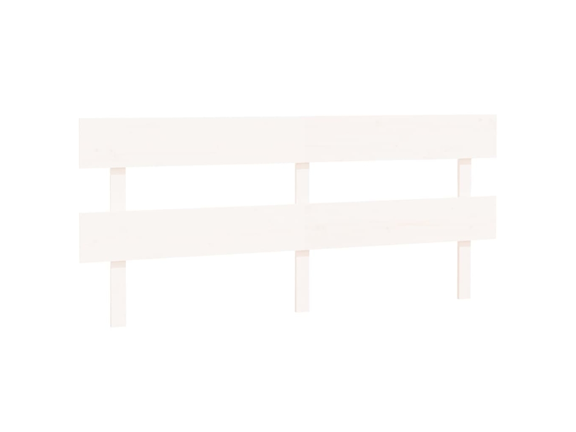 Bed Headboard, Bed Headboards Vidaxl Branco Madeira De Pinho (204 X 81 Cm)