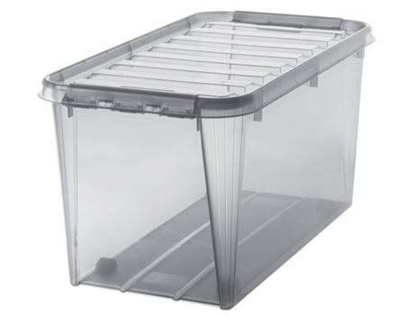 Caixa de Armazenamento SMARTSTORE Color 70 70 Litros Cinza