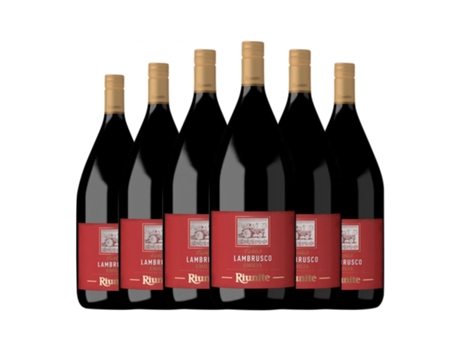 Vinho RIUNITE Dolcezza Rosso Emilia Romagna Garrafa Magnum (1.5 L - 6 Unidades)