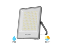 Projetor Led 100w 3in1 11000lm Ip65 Ik06 Cinza Braytron