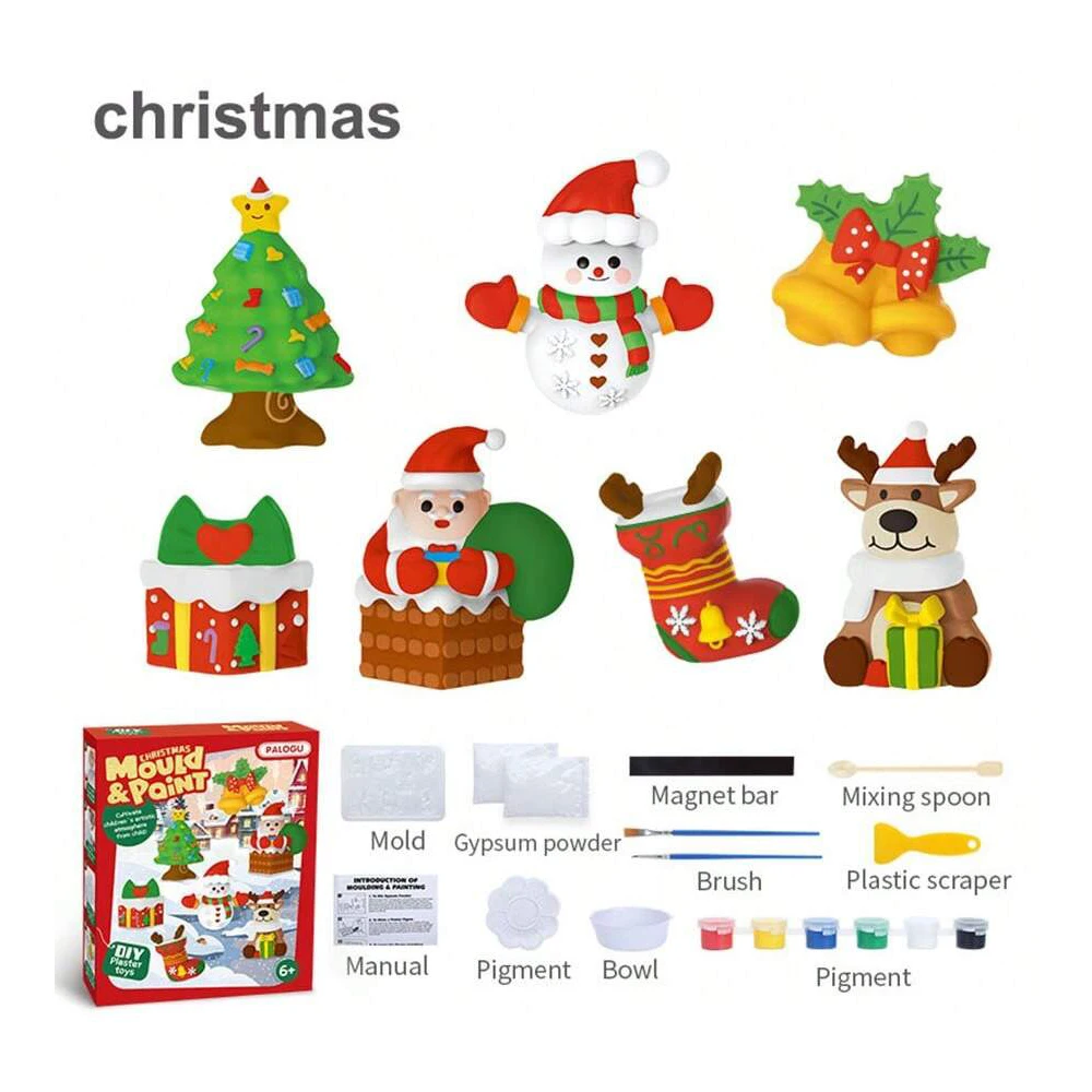 Kit De Arte E Artesanato Infantil (natal) - Bolsa Para Ferramentas De Pintura