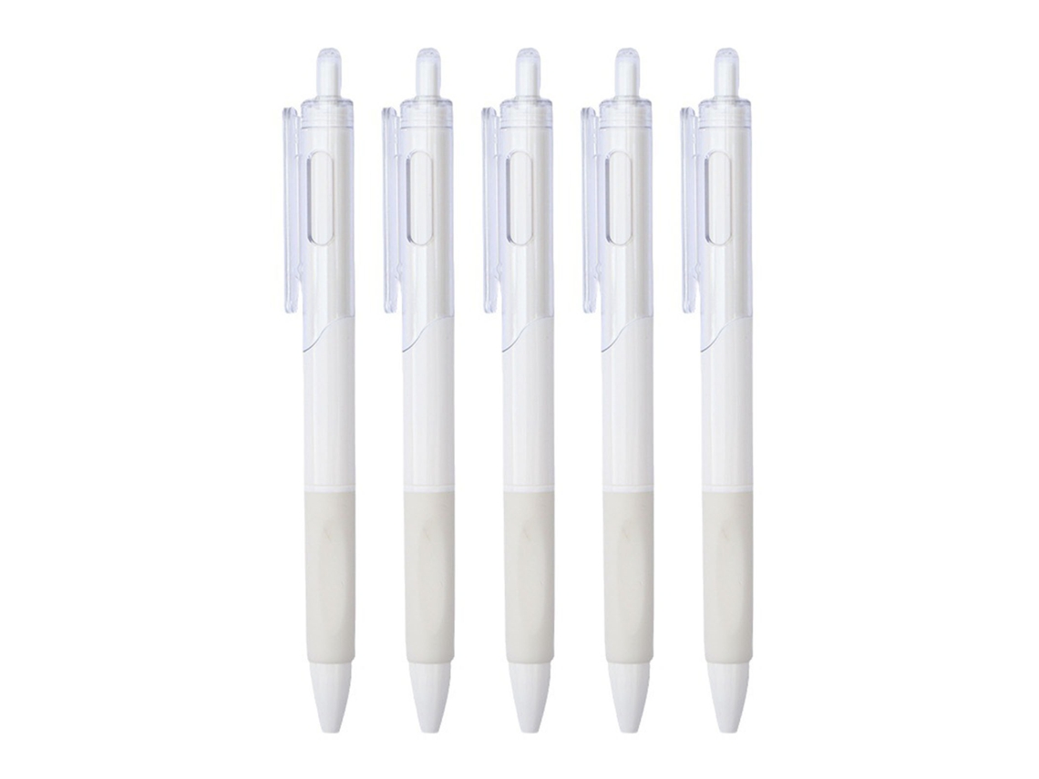 Canetas Gel LAXISCREED Preto Ponta Fina 5pcs