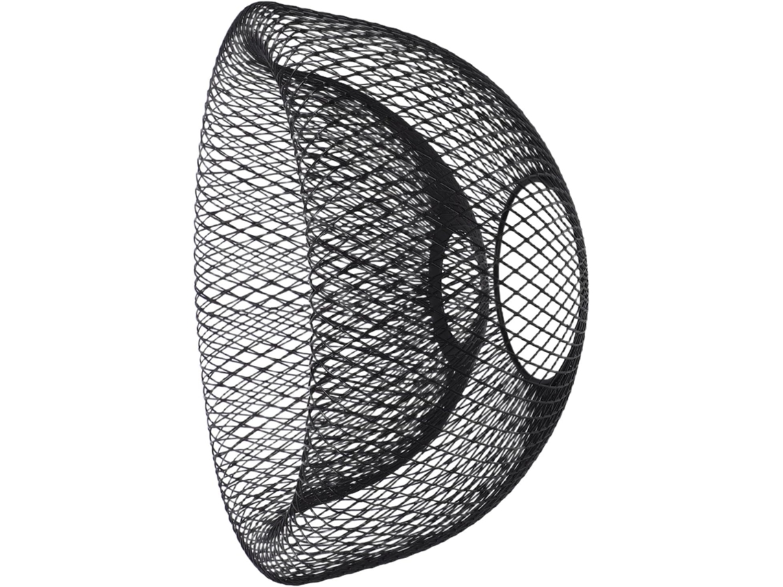 Luminária De Parede Compacta E Elegante Em Ferro Metálico Com Design Vazado De Dupla Camada, Compatível Com Lâmpadas, Ideal Para Sala De Estar.