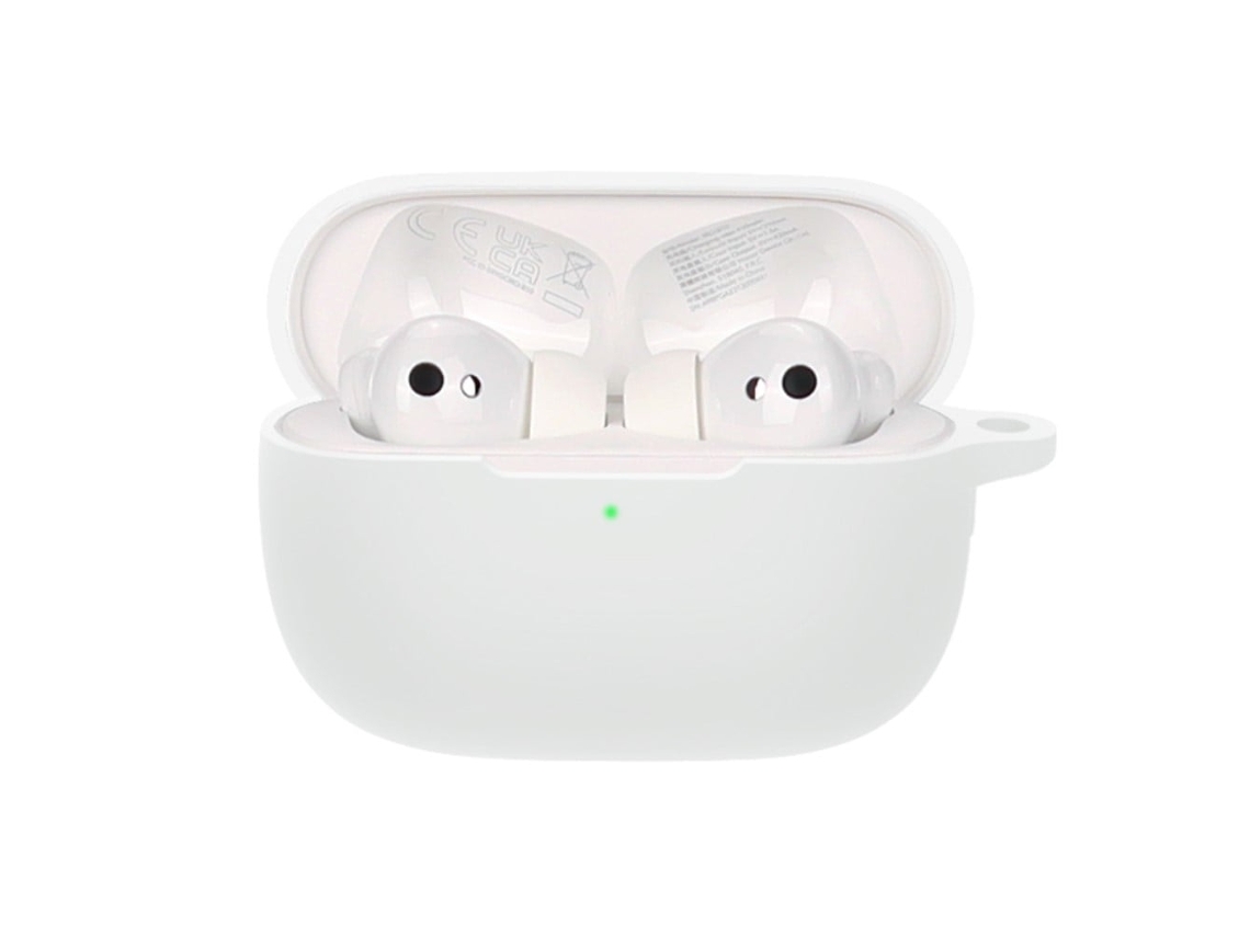 Capa De Silicone Com Fivela Para Honor Earbuds 3 Pro Branco Brilvibera