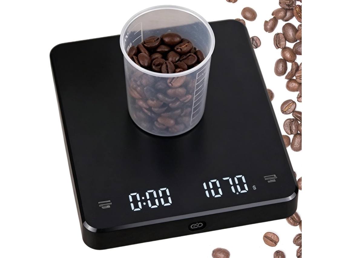 Balança De Café Utensílios Cozinha Alta Precisão | Digital Portátil Ideal Preparo Coado E Confeitaria Em Casa