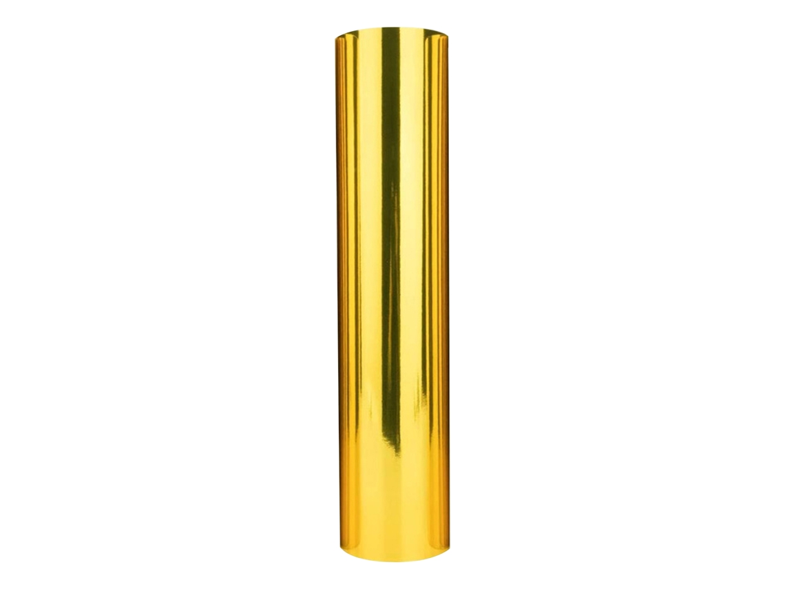 Folha de vinil adesivo de PVC de 30x100cm, fácil de cortar e rasgar, compatível com Cricut para projetos DIY de camisetas, canecas, carros e pôsteres (dourado)