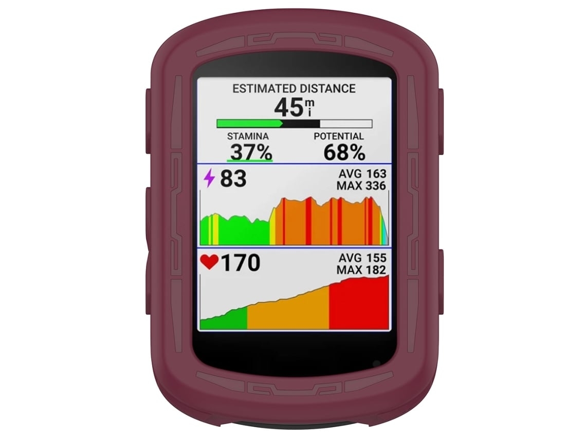 Capa Protetora de Silicone para Garmin Edge 840 540 Timer Bordô Led Usb Portátil Casa Escritório Compacto Resistente Viagem Universal STELASPLEN