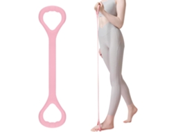 Faixa Elástica Rosa Em Forma De 8 Para Exercícios