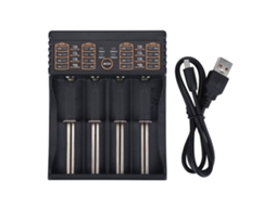 Cargador de baterías inteligente lii 100 lii 202 lii 402 nimh li ion 1.2v 3.2v 3.7v 3.85v 18650 aaa | S/MARCA