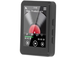 Reprodutor de MP3/MP4 Bluetooth, tela de 1 polegada, gravador de música digital portátil com 2 ou 4 slots para cartões HiFi.