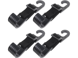 Ganchos Multifuncionais E Ajustáveis Para Assento De Carro, Feitos De Plástico Resistente.