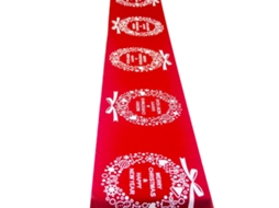 Corrente de Linho para Mesa de Natal Decoração 270*28Cm RNEMITERY