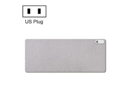 Mousepad Aquecido De 150w, 80x33cm, Com Visor Digital, Ajustável, Para Uso Em Mesas, Com Plugue Americano De 110v, Na Cor Cinza. Olysi Shop