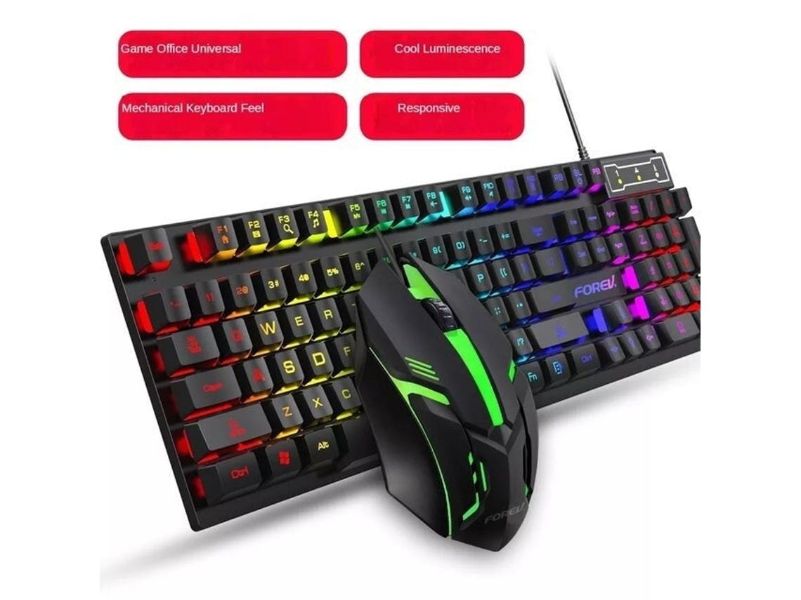 Teclado Raton Forev Fv Q305s Pc Informatica , Envio 24h (con Cable)
