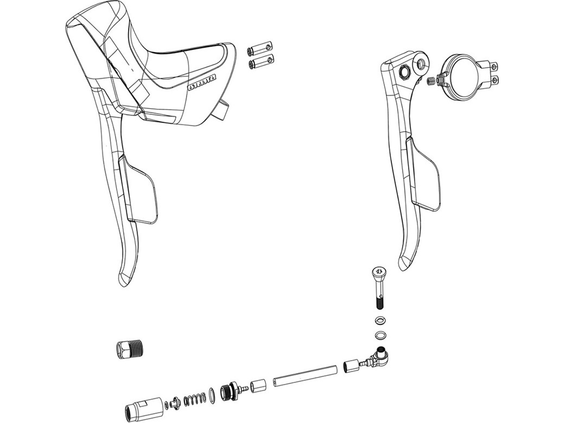 Travão SRAM Kit Leva Y Rival Etap Axs Izquierda