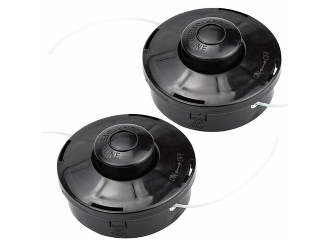 Kit De 2 Cabeças De Roçadeira Universal De Náilon Para Roçadeiras A Gasolina