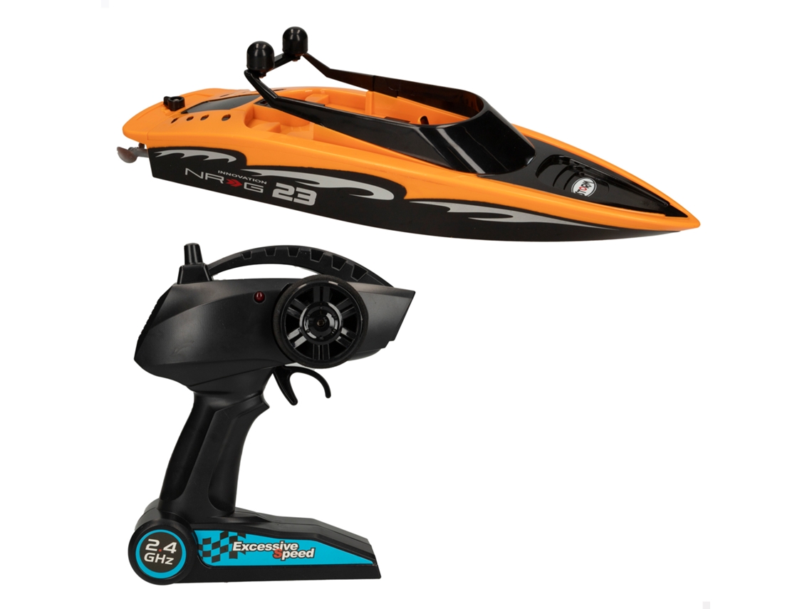 Lancha com Controle Remoto 31 Cm Racing Boat