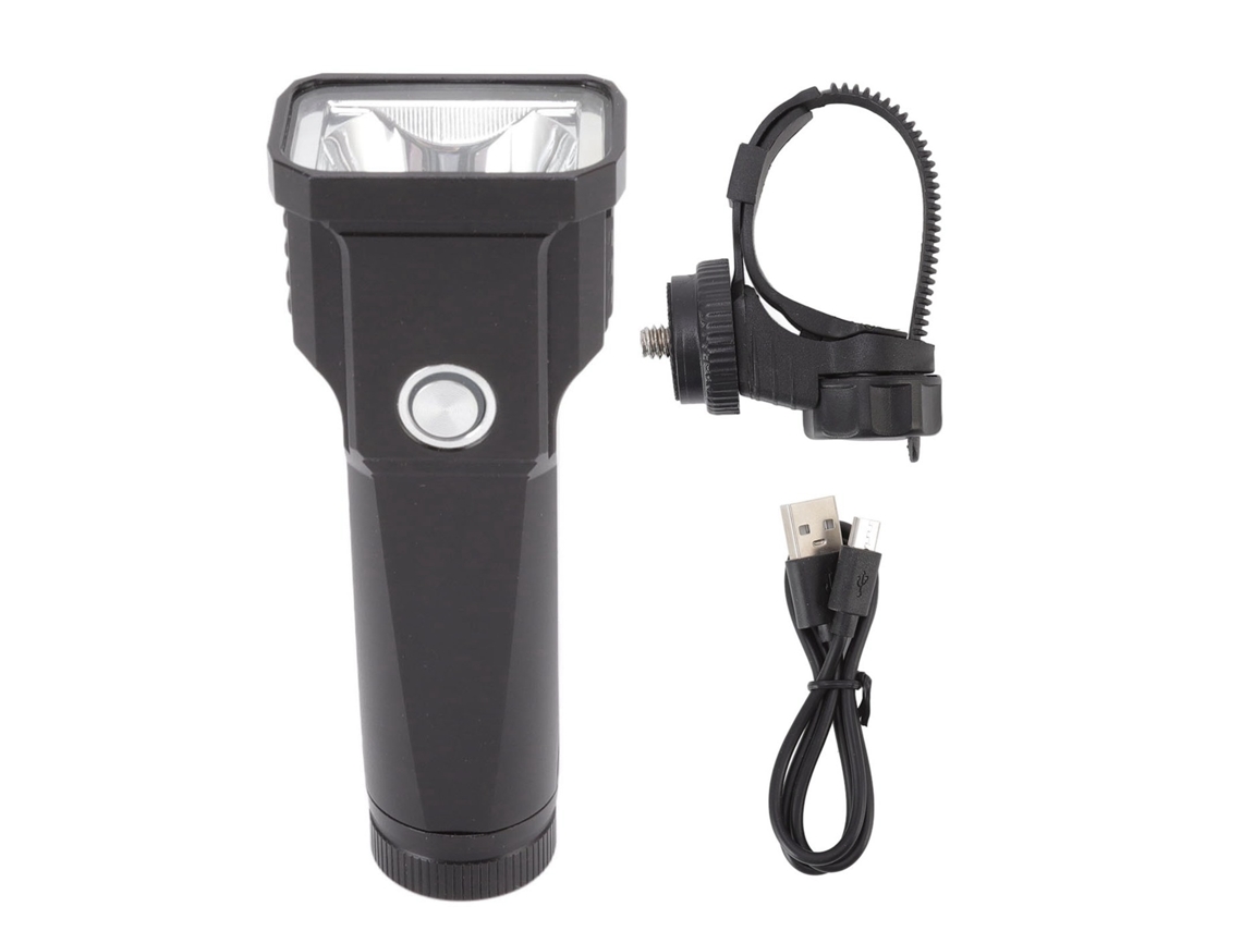 Conjunto de luzes LED recarregáveis para bicicleta 2026, 3 modos, iluminação dianteira e traseira, lanterna para ciclismo noturno.