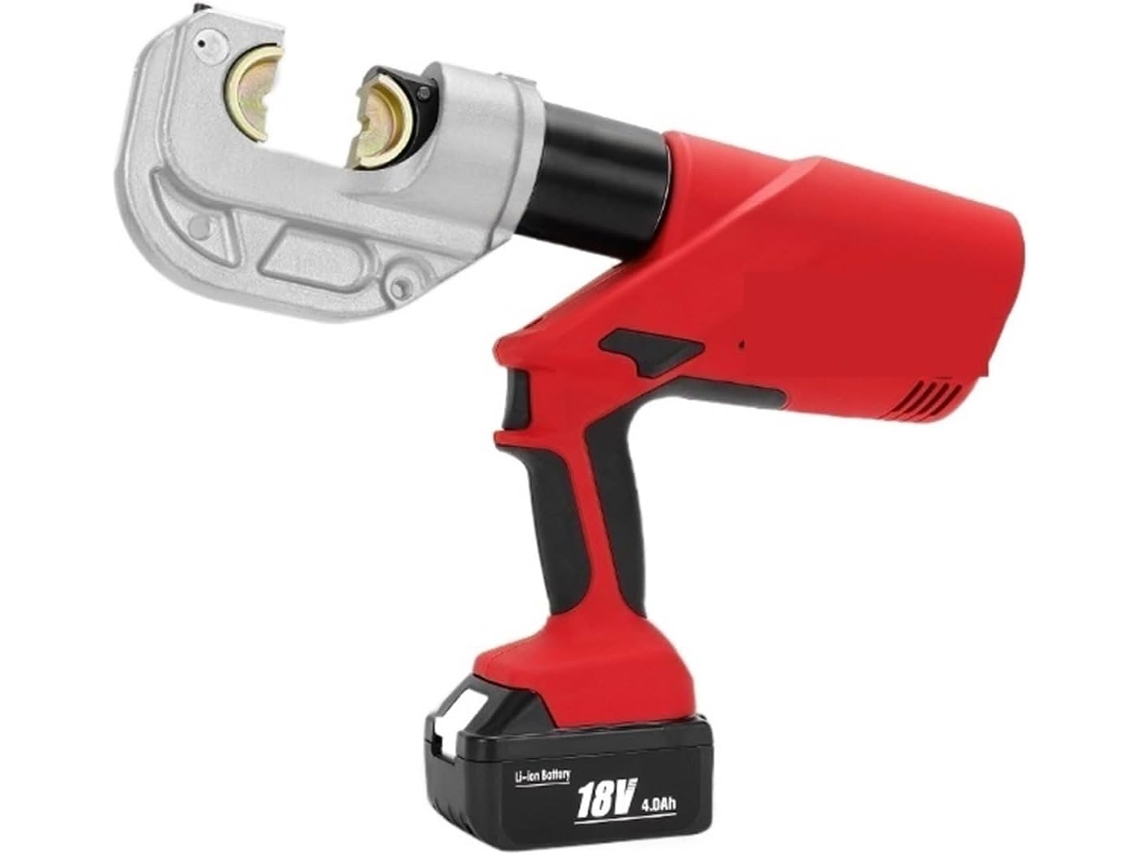 Alicate De Crimpagem Hidráulico Para Cabos De Bateria Ec-400b De 16 A 400 Mm², Com Cabo Ergonômico