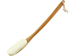 Escova De Banho Bucha Vegetal Com Cabo Longo, Escova Esfoliante Para As Costas, Limpeza Profunda Para Toda A Família