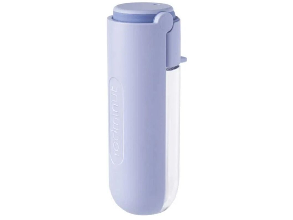 Tigela Portátil Para Água E Alimentos, Acabamento Roxo, Para Carro, Viagens E Uso Externo, Com Estrutura Estável E Limpeza Simples