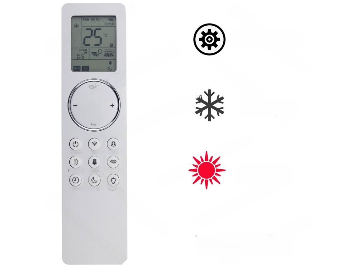 Controle Remoto de Ar Condicionado HENTEN HOME para Tosot Ybe1fb8