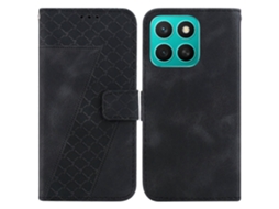 Capa De Couro Com Relevo Em Sete Formatos Para Honor X8c 4g